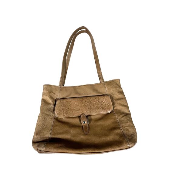 Frankie & Johnnie Handbags - Frankie & Johnnie Brown Leather Shoulder Bag Purse